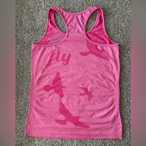 Oiselle Vibrant Pink Flyte Tank Top - Picture 2 of 6